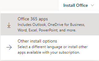 Install Office 365 Apps