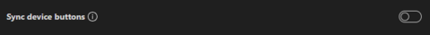 Teams Sync Device Buttons