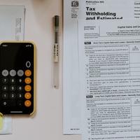 Calculator and tax forms